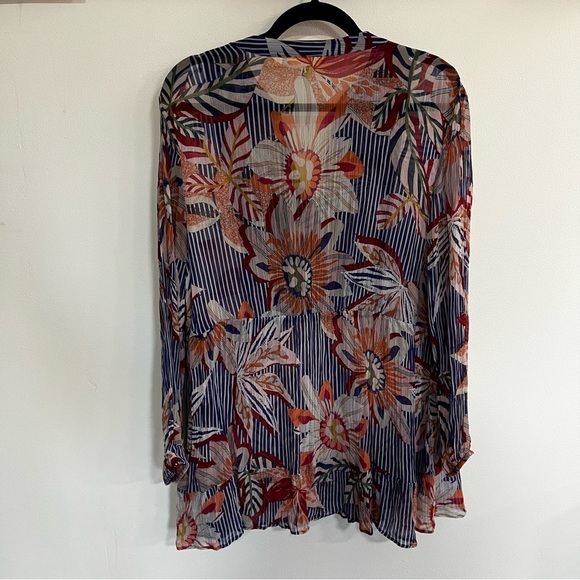 Soft Surroundings Tory Sheer Embroidered Tunic - Picture 9 of 13